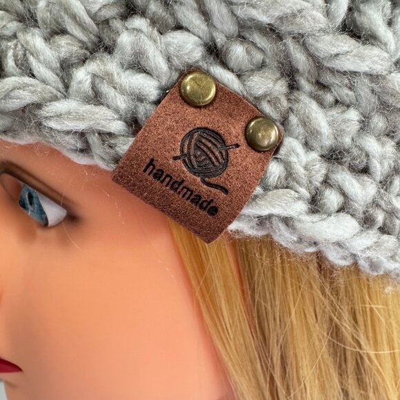 HANDMADE Chunky Ribbed Crochet Ear Warmer Headband - Picture 4 of 5